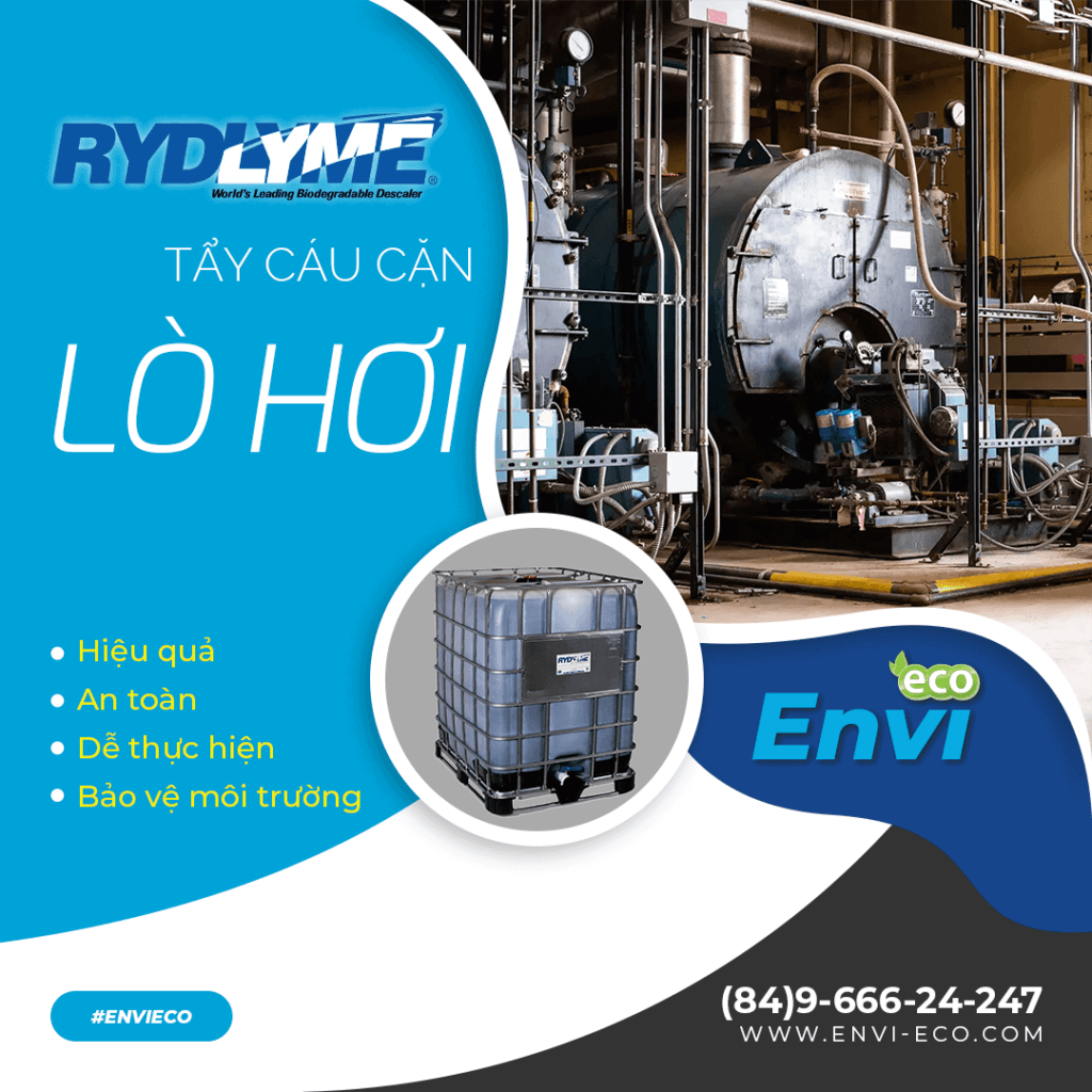 RYDLYME tẩy cáu cặn lò hơi hiệu quả an toàn